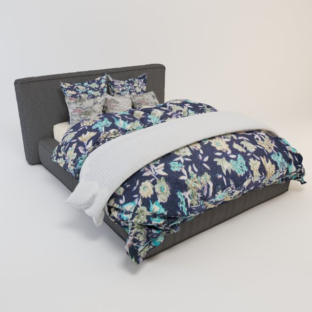 bed Modelo 3D .c4d .max .obj .3ds .fbx .stl .blend 