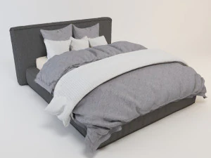 bed 3D Model