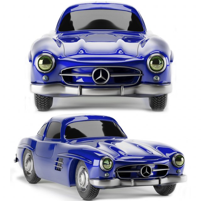 mercedes benz 300 sl Modelo 3D .c4d .max .obj .3ds .fbx .stl .blend