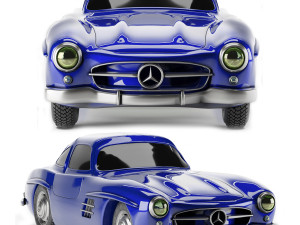 mercedes benz 300 sl 3D Модель