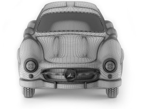 mercedes benz 300 sl Modelo 3D