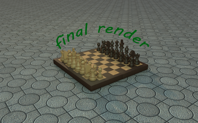 chess with nice animation 3D Model .c4d .max .obj .3ds .fbx .stl .blend 