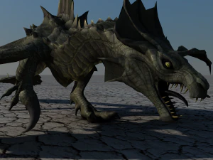 best dragon animations 3D Model