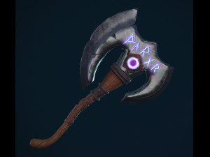 werewolf wolf sword - for games 3D Model