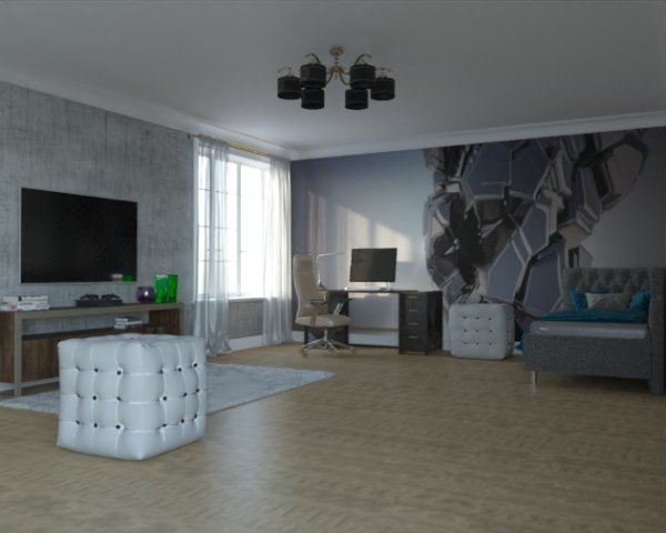 room Model 3D .c4d .max .obj .3ds .fbx .stl .blend