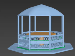 альтанка 3D Модель