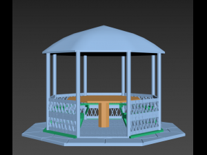gazebo Model 3D