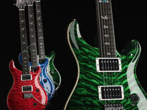 guitarra paul reed smith prs custom 24 Modelo 3D