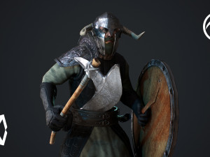 viking hevding Model 3D