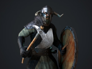 viking hevding 3D 模型