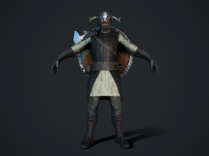 viking hevding 3D 模型