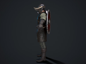 viking hevding 3D 模型