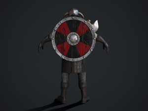 viking hevding 3D 模型