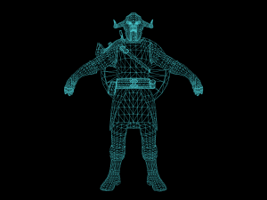 viking hevding 3D 模型