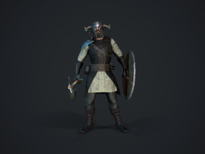 viking hevding 3D 模型