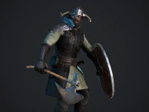 viking hevding 3D 模型