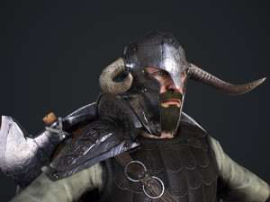 viking hevding 3D 模型