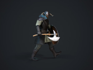 viking hevding 3D 模型
