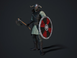 viking hevding 3D 模型