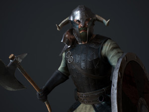 viking hevding 3D 模型
