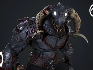 दानव शिकारी 3D मॉडल