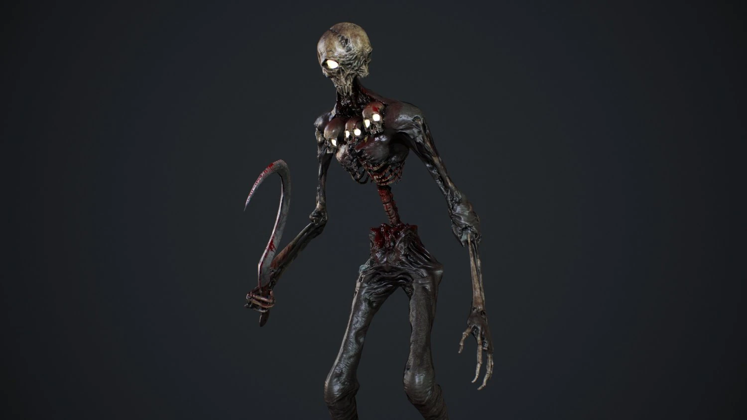 undead 3D Model .c4d .max .obj .3ds .fbx .stl .blend 
