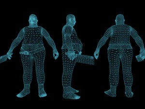 fat zombie 3D Model