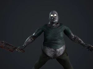 fat zombie 3D Model