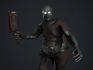 fat zombie 3D Model