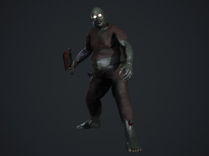 fat zombie 3D Model