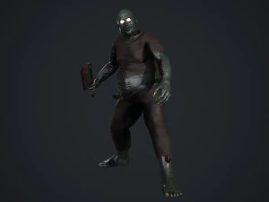fat zombie 3D Model