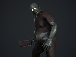 fat zombie 3D Model
