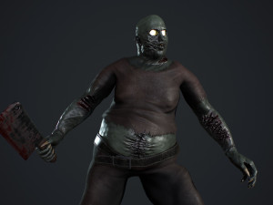 fat zombie 3D Model