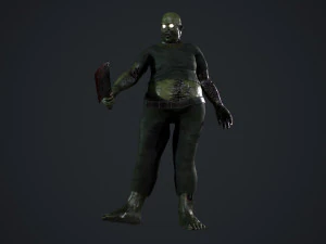 fat zombie 3D Model