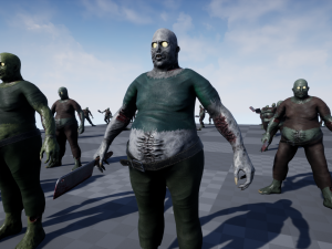 fat zombie 3D Model