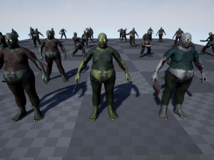 fat zombie 3D Model