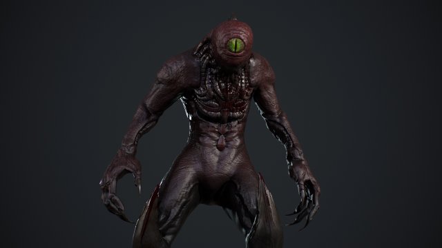 mutant 4 Model 3D .c4d .max .obj .3ds .fbx .stl .blend 