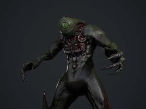 mutant 4 Model 3D