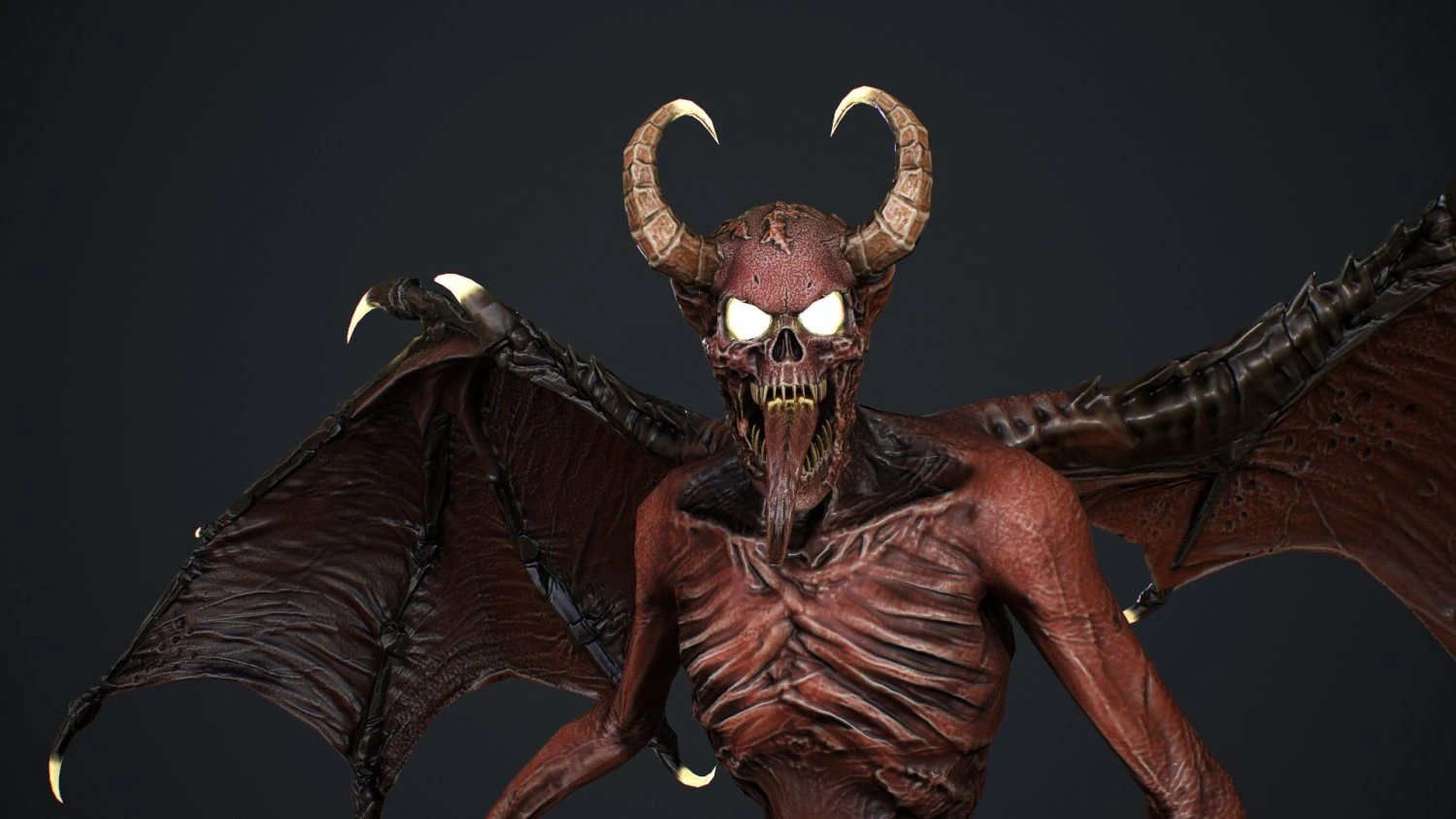 gargoyle 3D Model .c4d .max .obj .3ds .fbx .stl .blend 