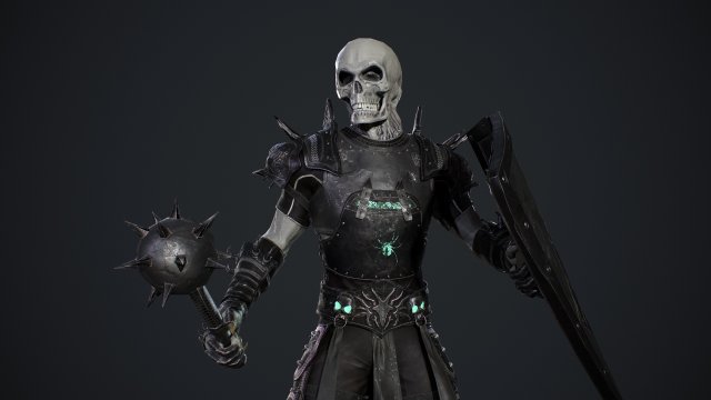Skeleton 1 3D Model .c4d .max .obj .3ds .fbx .stl .blend 