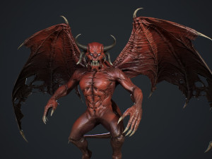 Demon 3 3Dモデル