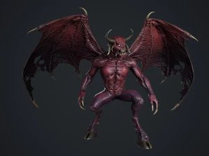 Demone 3 Modello 3D