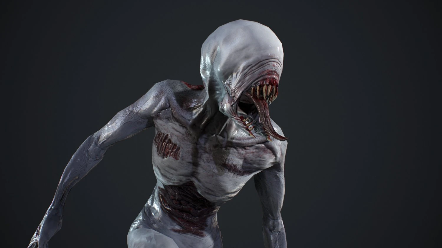 Monster 3D Model .c4d .max .obj .3ds .fbx .stl .blend 