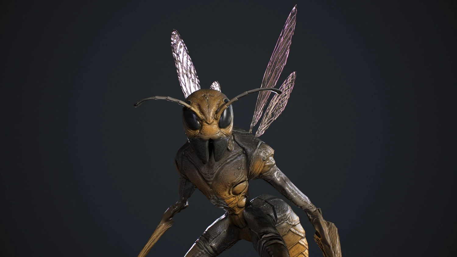 Insect Creature 3D Model .c4d .max .obj .3ds .fbx .stl .blend 