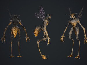 Insect Creature Model 3D