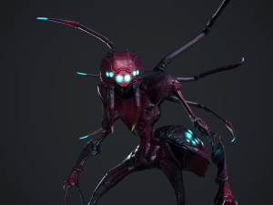 Spider Creature 3D Model