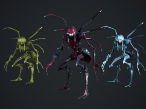 Spider Creature Model 3D