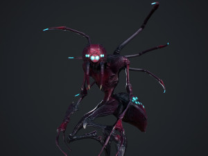 Spider Creature Model 3D