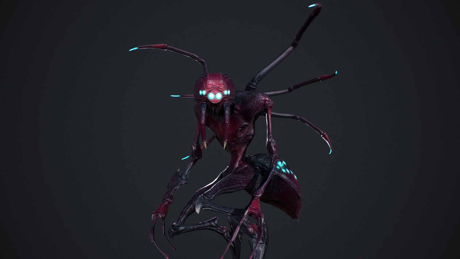 monstr mutant 10 3D Model in Monster 3DExport