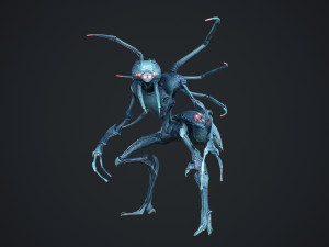 Spider Creature Model 3D